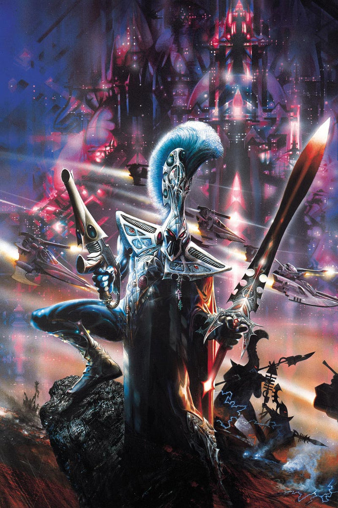 Third Edition Eldar Codex Cover - Warhammer Art