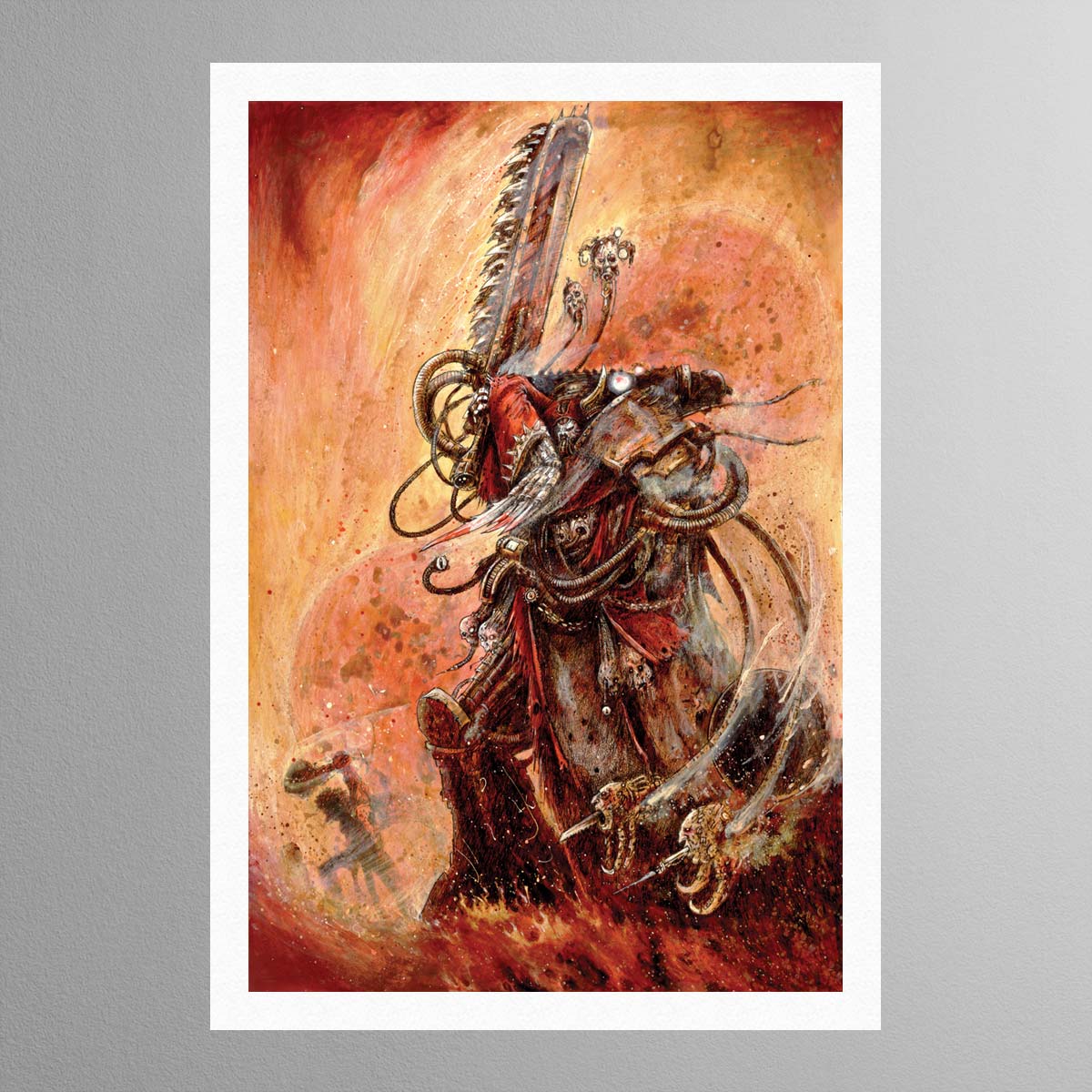 A Dark Mechanicum Tech Priest - Warhammer Art