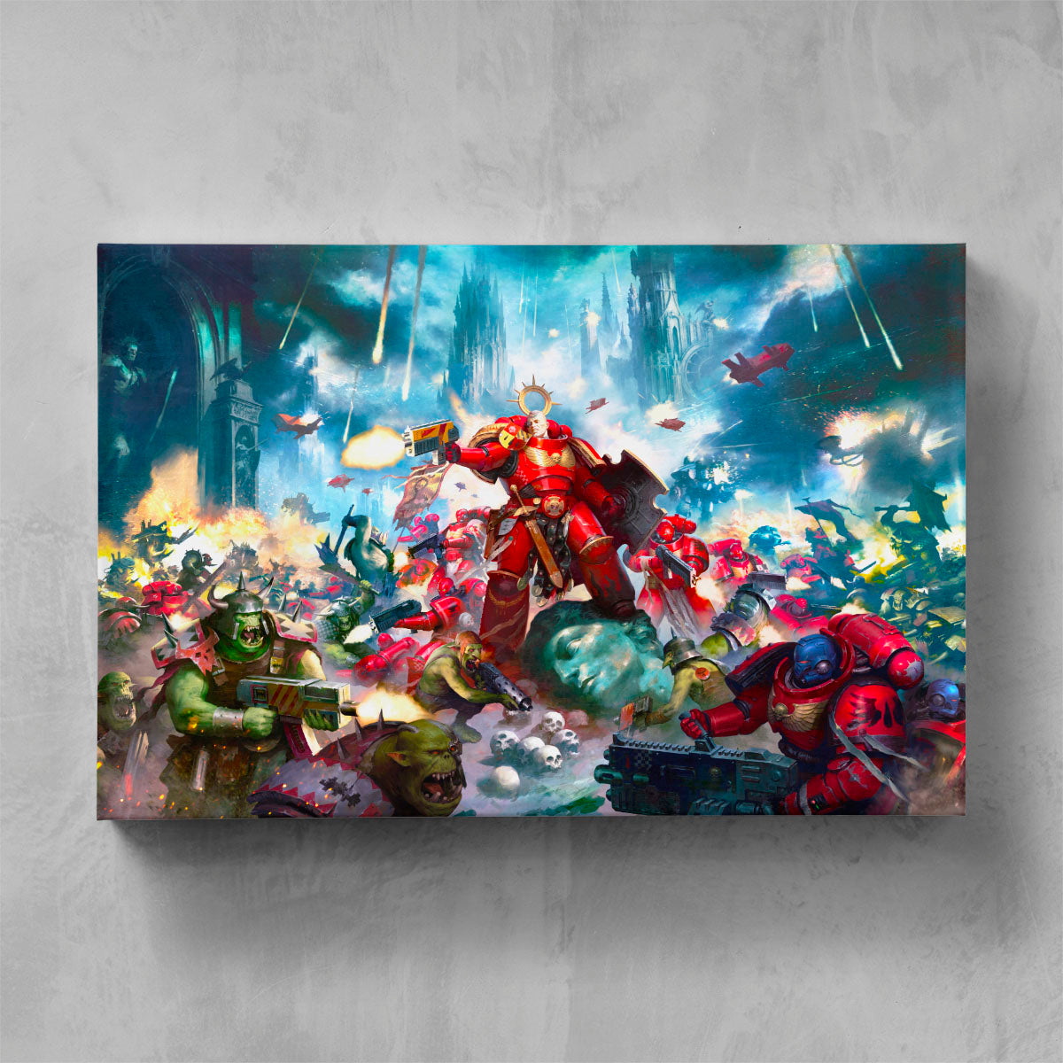 armageddon cover art-mikhail savier-armageddoncoverart-05-canvas-warhammer art