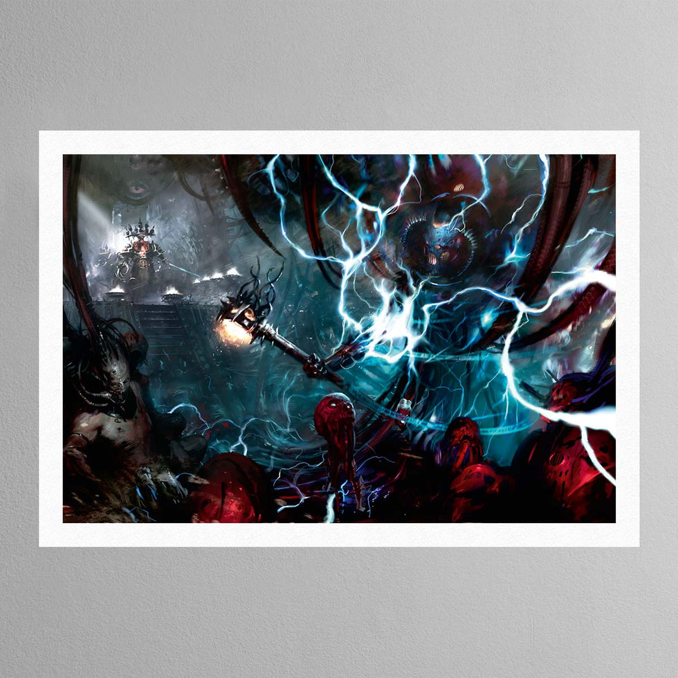 Abaddon Meets Vashtorr - Warhammer Art