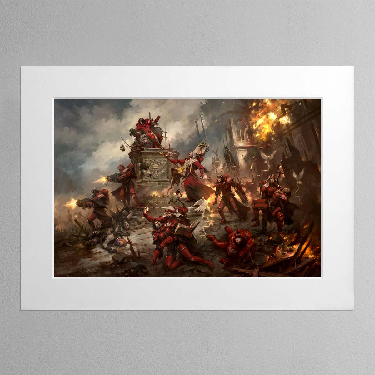 Adepta Sororitas non-militant Orders - Warhammer Art
