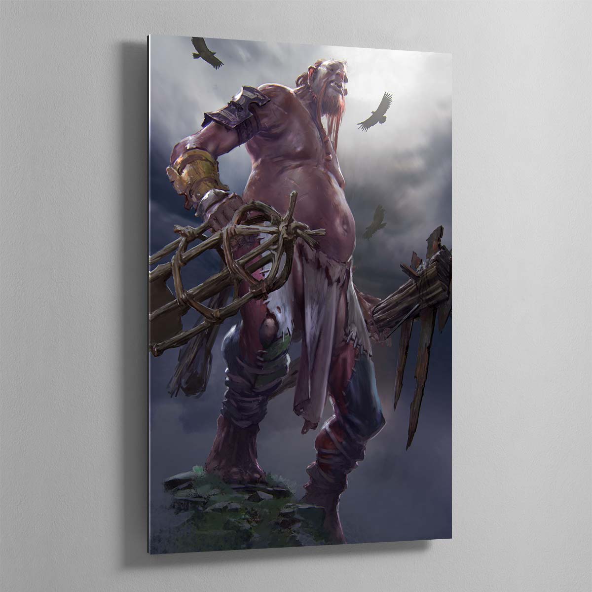Aleguzzler Gargant Art Print – Age of Sigmar Collectible