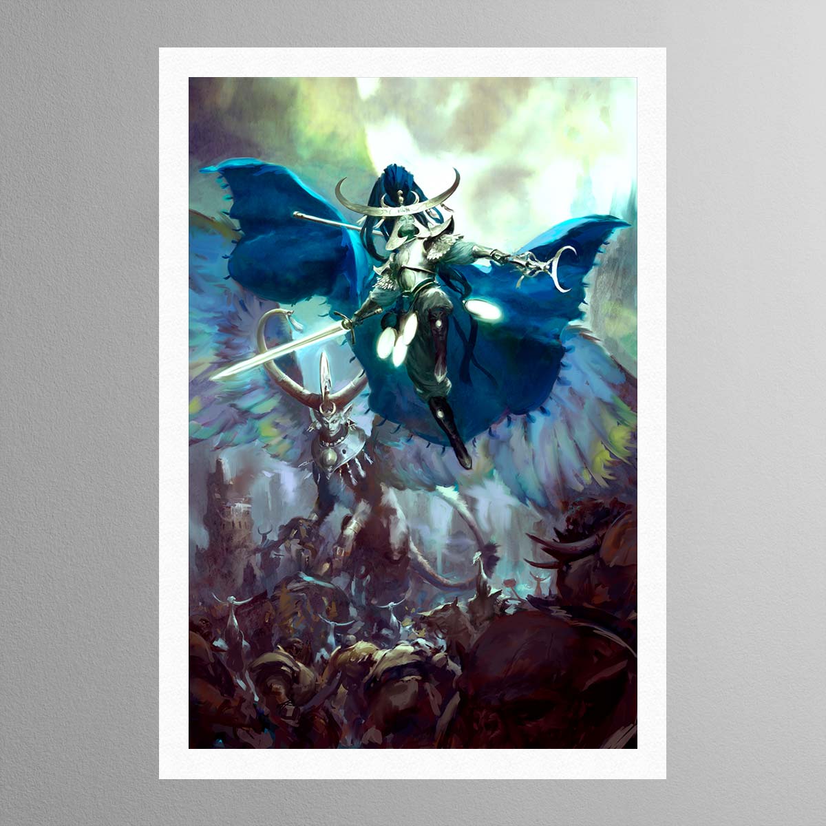 Archmage Teclis and Celennar, Spirit of Hysh Art Print – Age of
