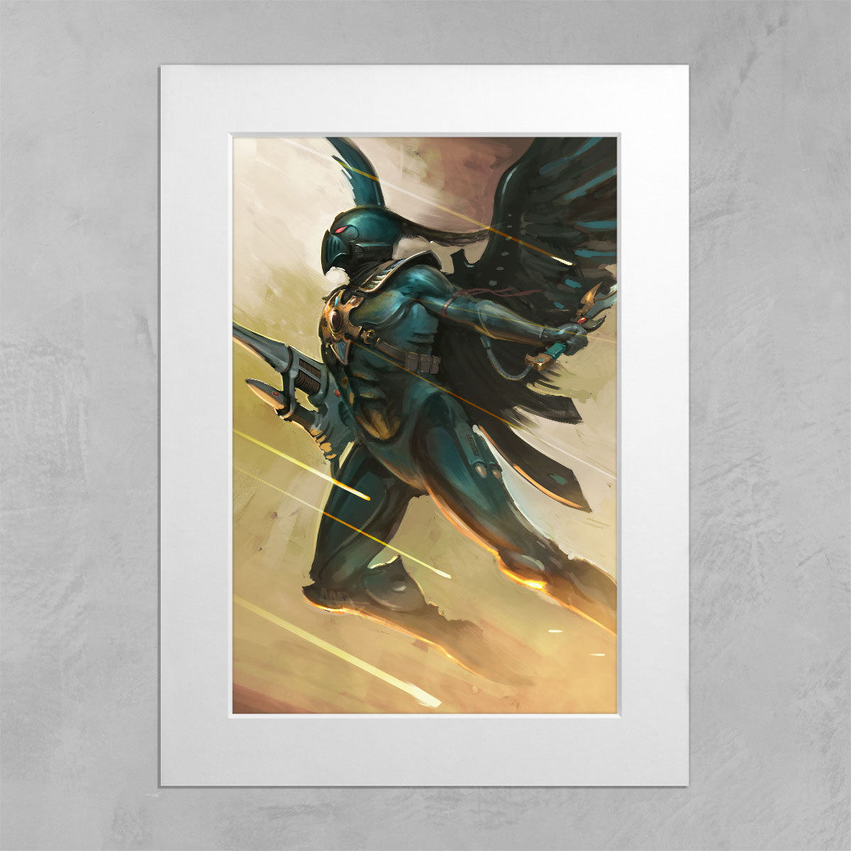 BAHARROTH - THE CRY OF THE WIND--BAHARROTH-THECRYOFTHEWIND-04-MOUNTEDPRINT-Warhammer Art