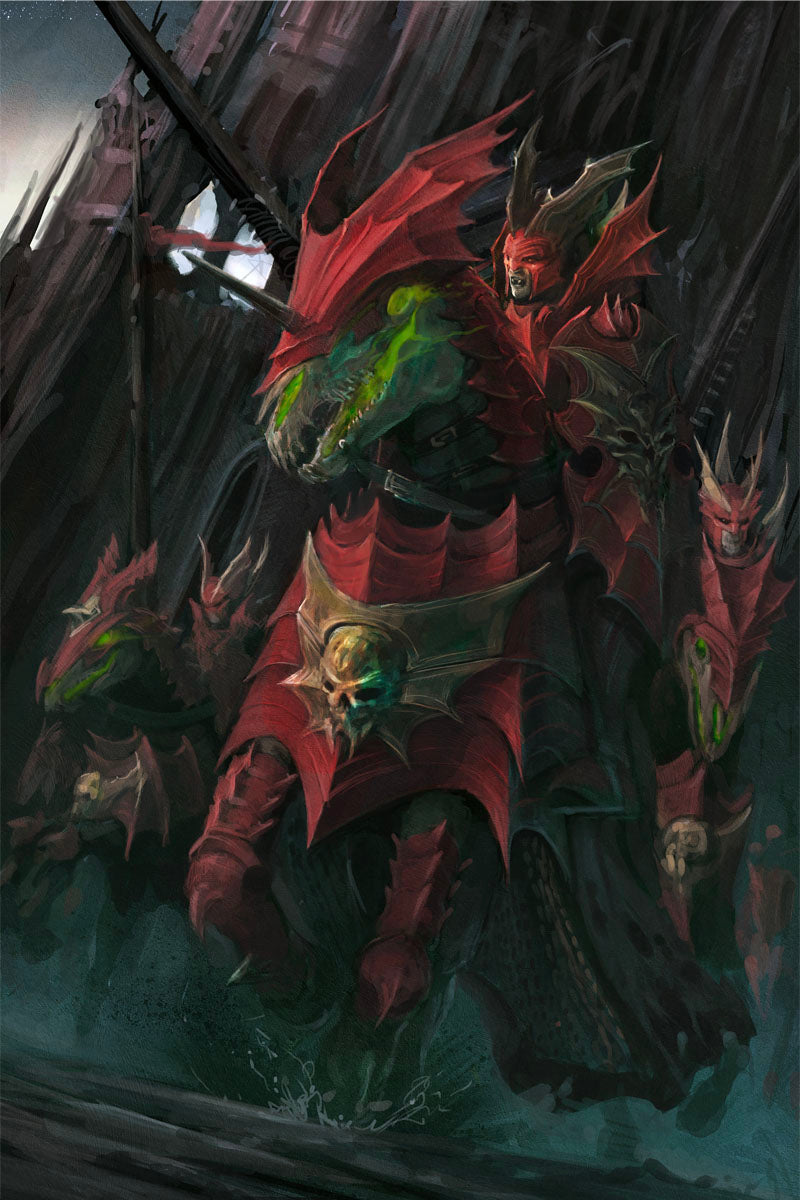 BLOOD KNIGHTS-Warhammer Art