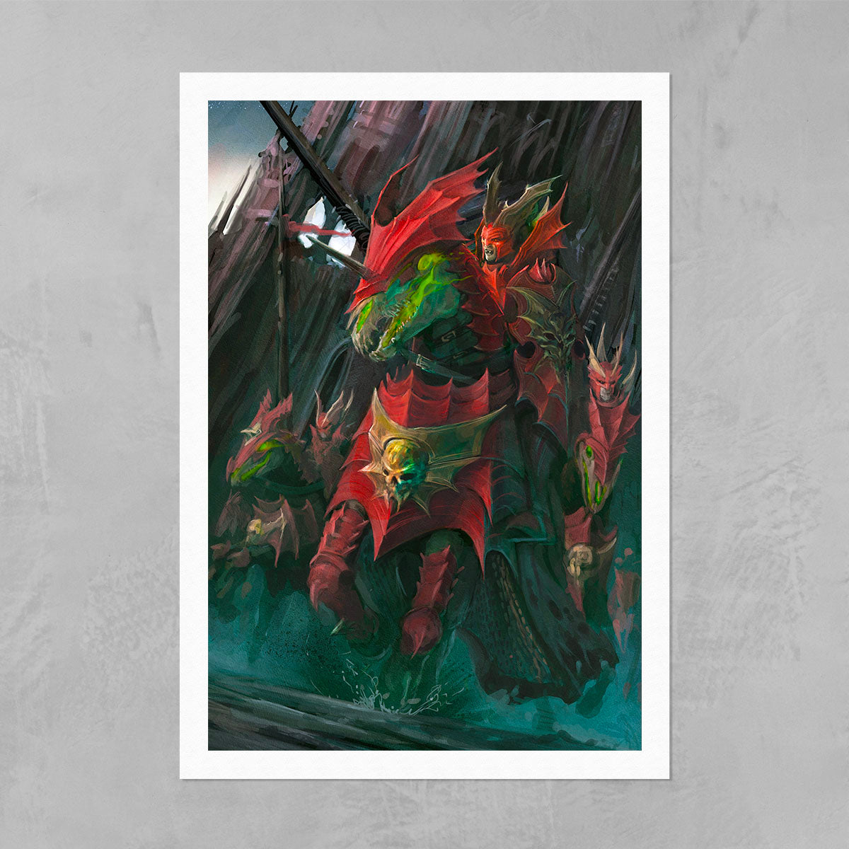 BLOOD KNIGHTS-Warhammer Art