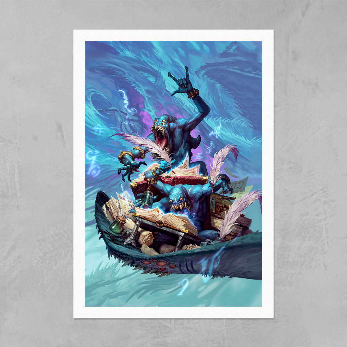 BLUE SCRIBES-Warhammer Art