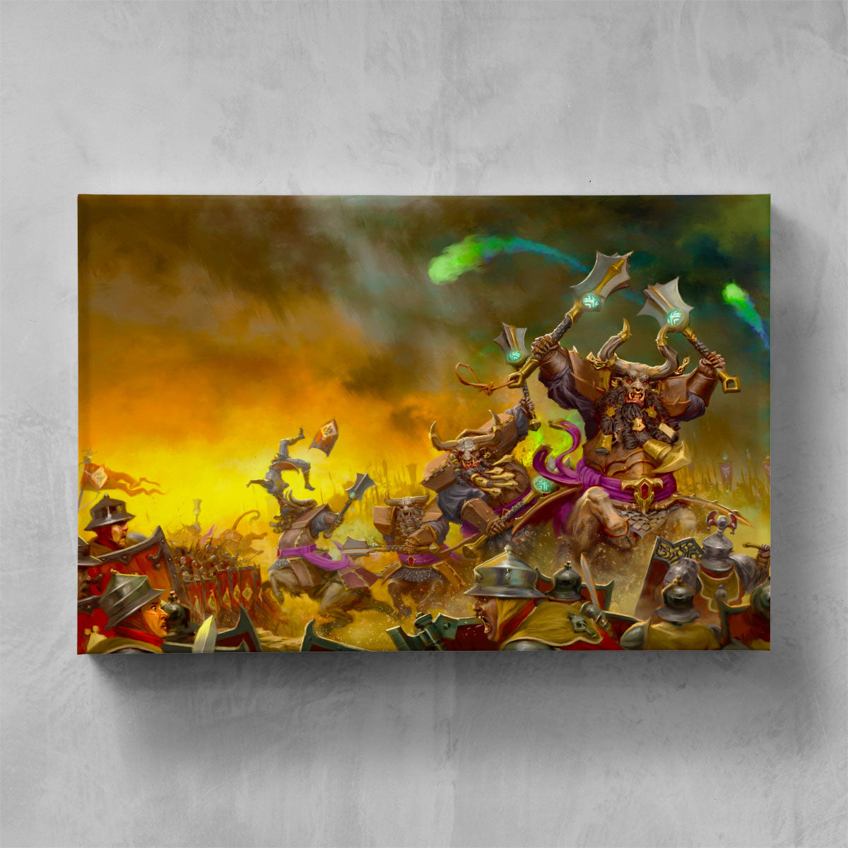 Bull Centaurs Charging Freeguild Steelhelms