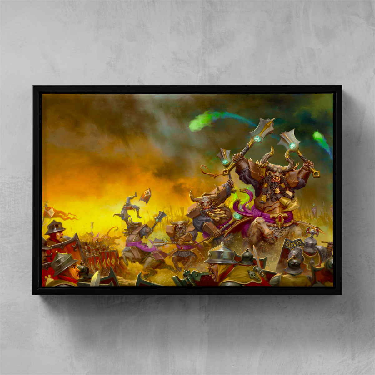 Bull Centaurs Charging Freeguild Steelhelms