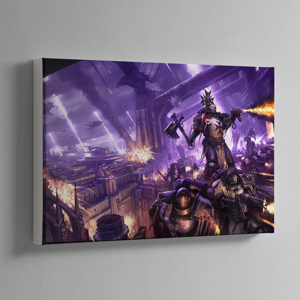 Black Templar Codex Cover Art - Warhammer Art