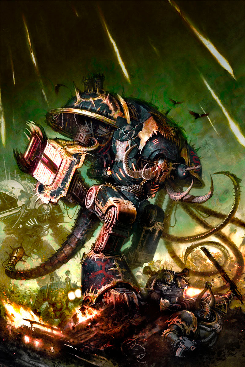 CHAOS KNIGHTS CODEX COVER-Warhammer Art