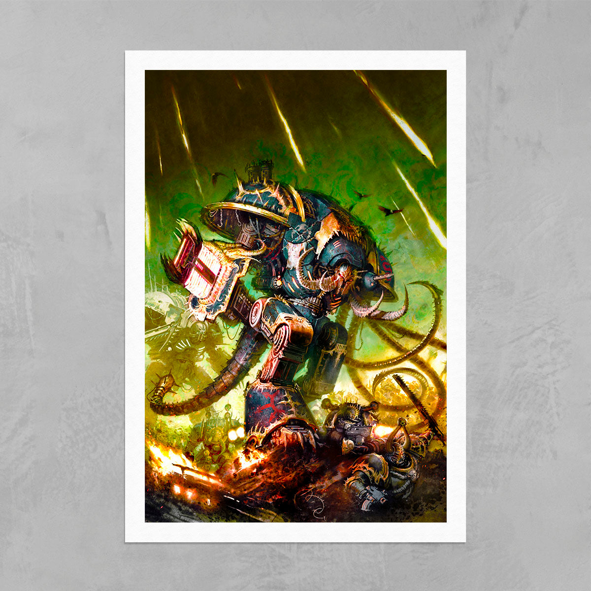 CHAOS KNIGHTS CODEX COVER-Warhammer Art