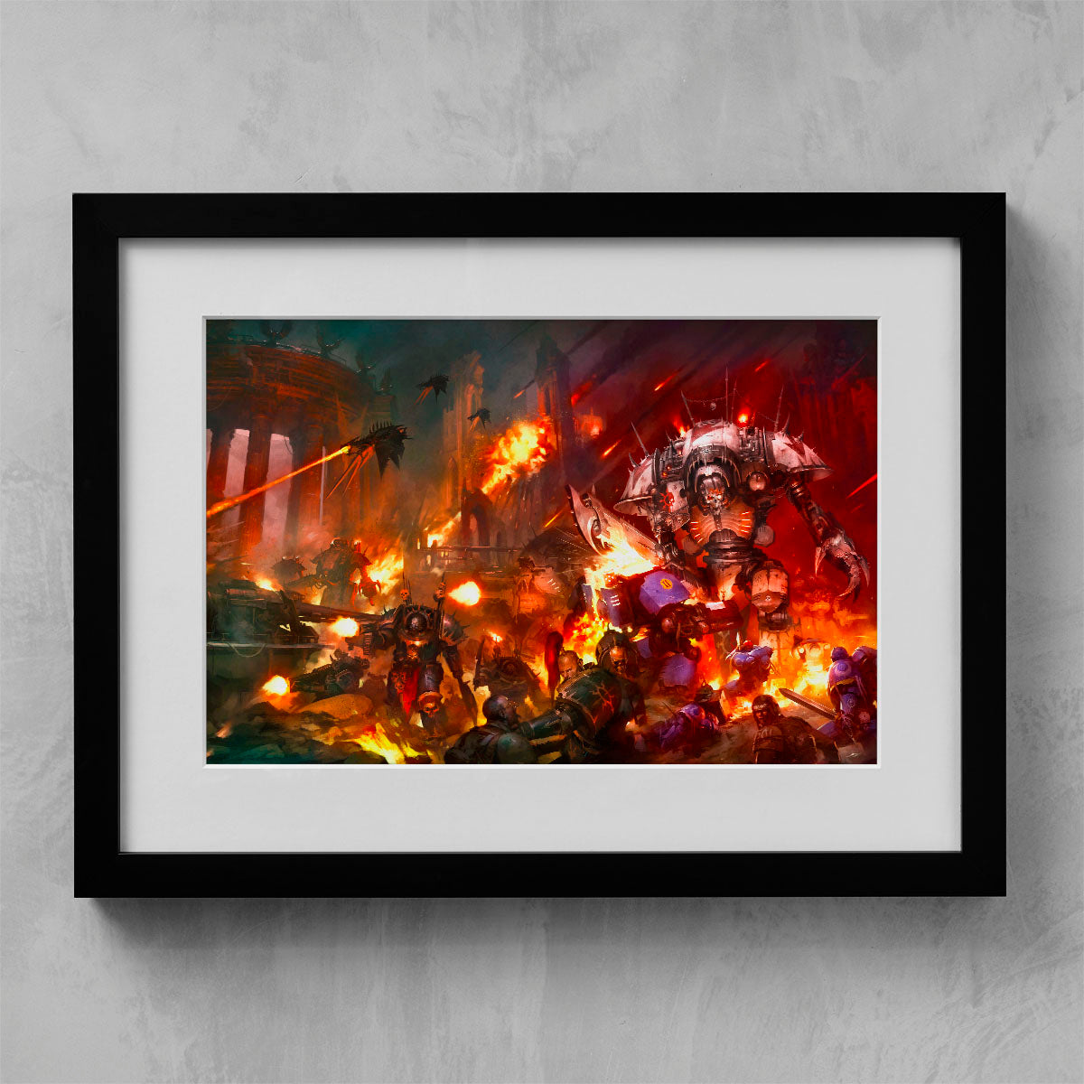 CHAOS KNIGHT VS ULTRAMARINES