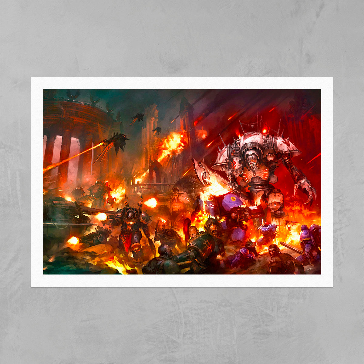 CHAOS KNIGHT VS ULTRAMARINES