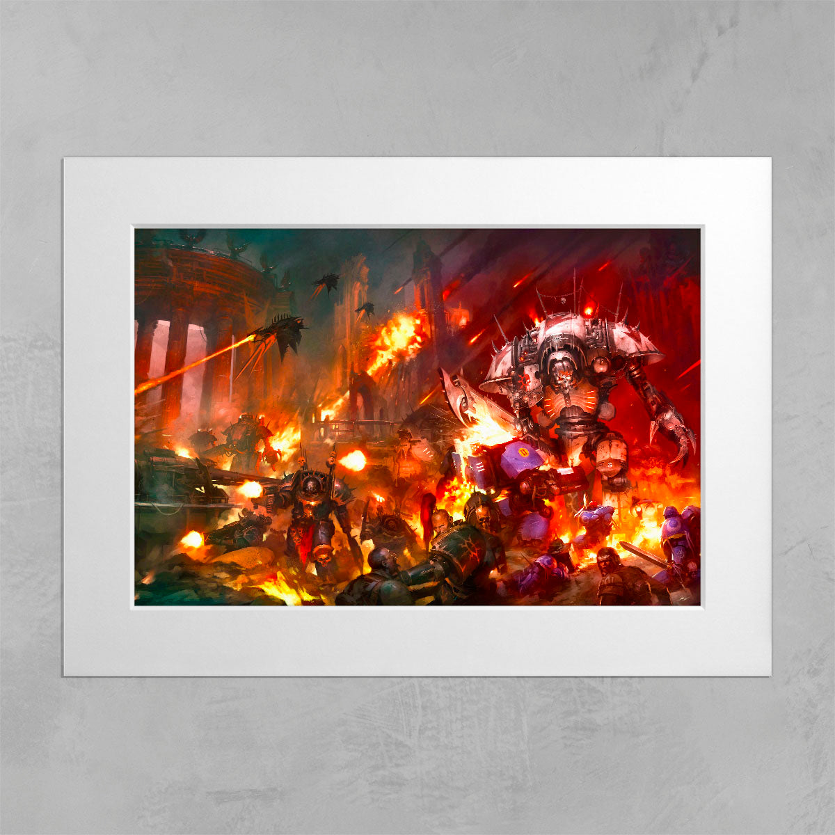 CHAOS KNIGHT VS ULTRAMARINES