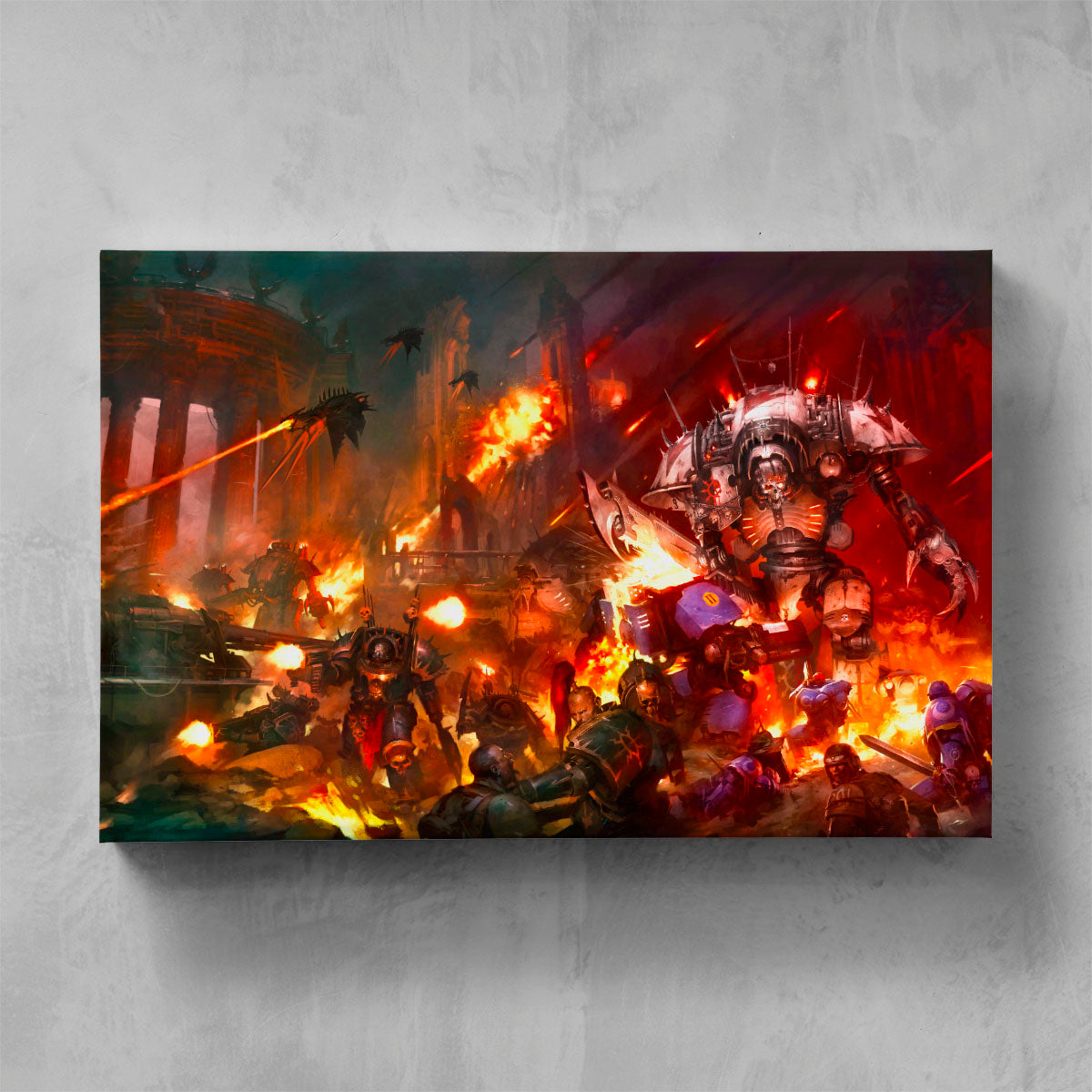 CHAOS KNIGHT VS ULTRAMARINES