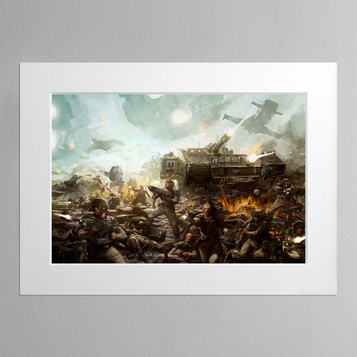 Cadian Shock Troops – Miniatura Warhammer 40k (Astra Militarum) – Già Montata E Dipinta