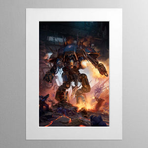 Chaos Knight Codex Cover Art 2019 Art Print – Warhammer 40K – Warhammer Art