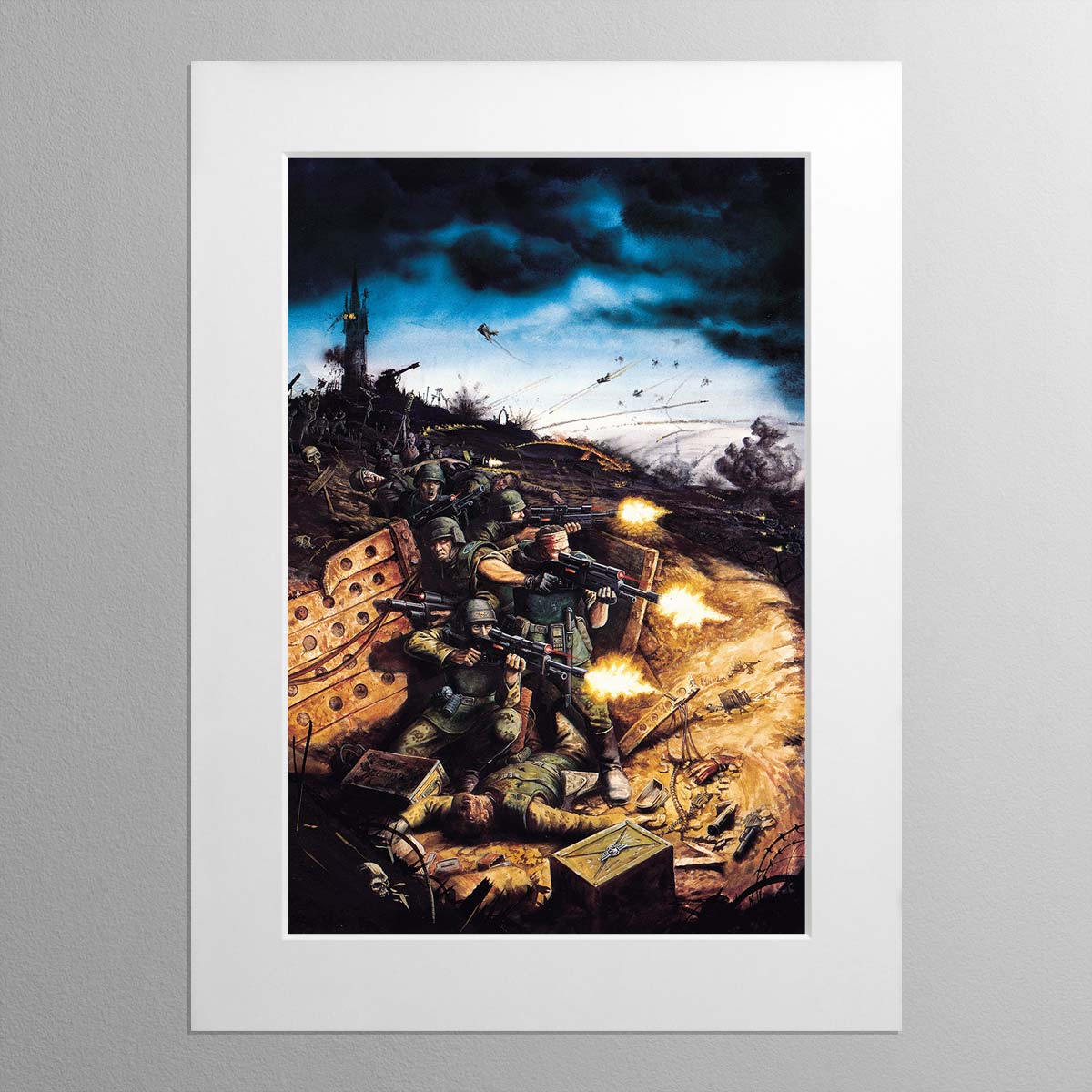 Codex Protection Classic Imperial Guard Codex Cover - Warhammer Art