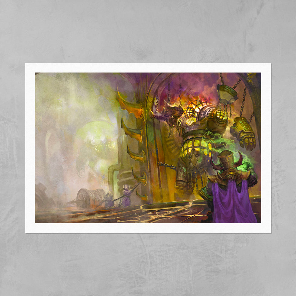 Daemon Engine Forge Art Print – Warhammer 40K Collectible – Warhammer ...