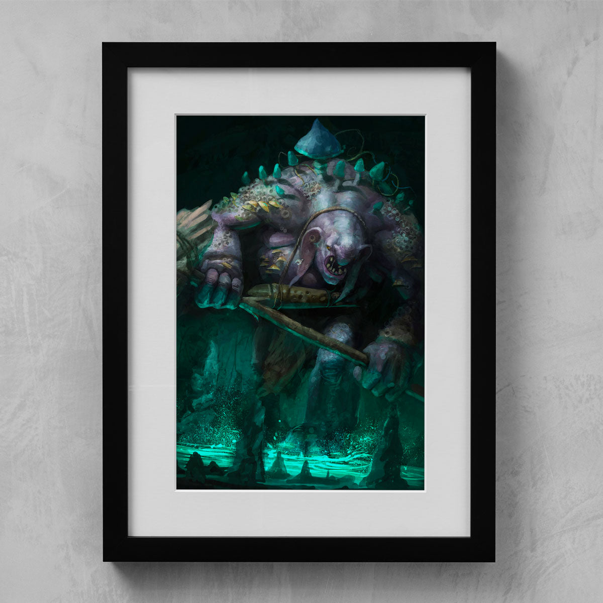 DANKHOLD TROGGOTH-Warhammer Art