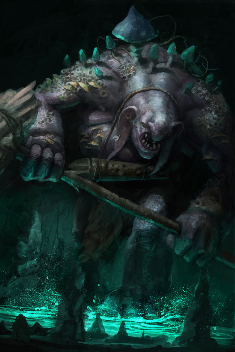 DANKHOLD TROGGOTH-Warhammer Art
