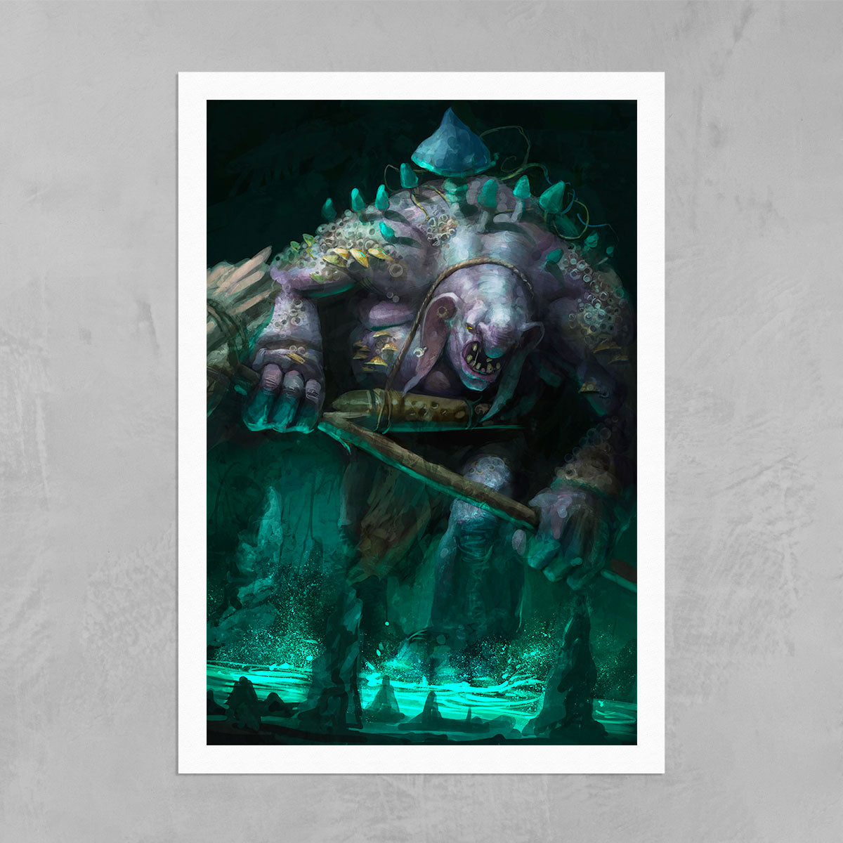 DANKHOLD TROGGOTH-Warhammer Art