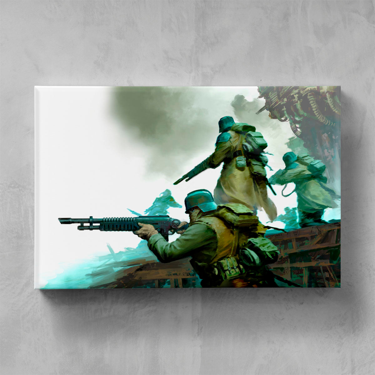 death korps of krieg section break-mikhail savier-deathkorpsofkriegsectionbreak-05-canvas-warhammer art