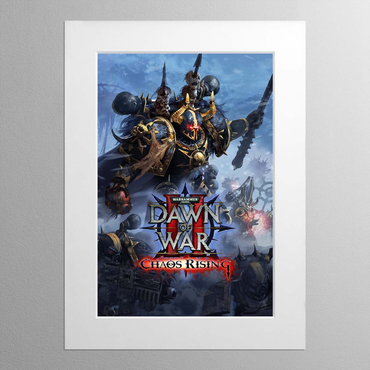 Dawn of War 2 - Chaos Rising Art Print – Game Artwork – Warhammer Art