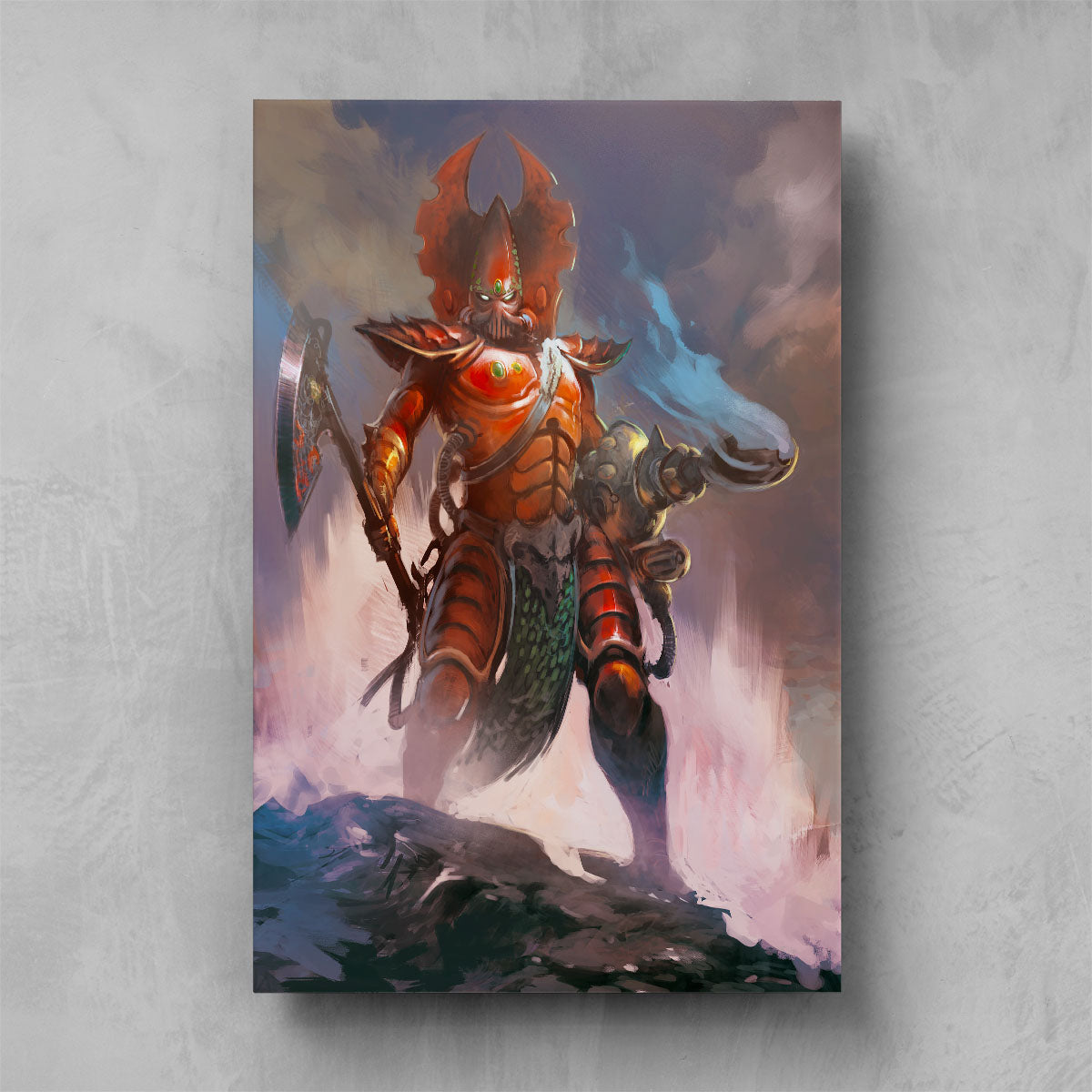 FUEGAN - THE BURNING LANCE-Pedro Nunez-FUEGAN-THEBURNINGLANCE-07-HIGHLINE-Warhammer Art