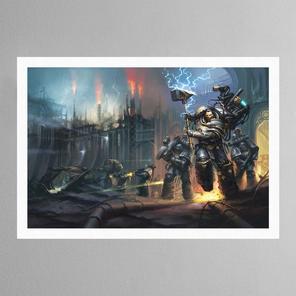 Ferrus Manus - Gorgon of Medusa - Warhammer Art