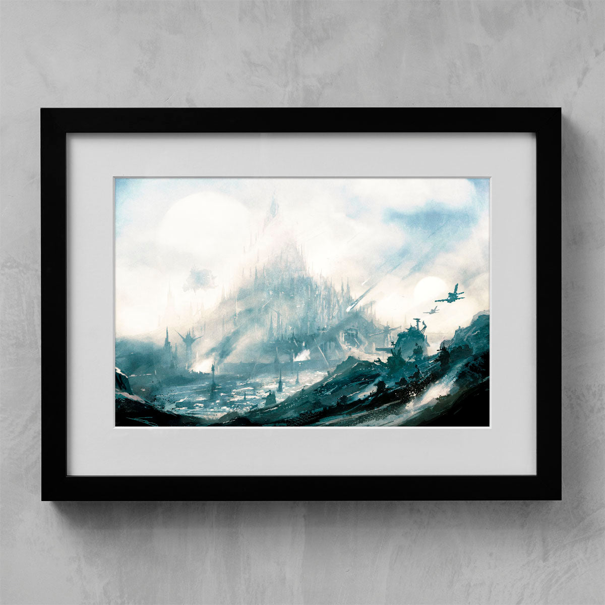 hive death mire-john michelbach-hivedeathmire-01-framedprint-warhammer art