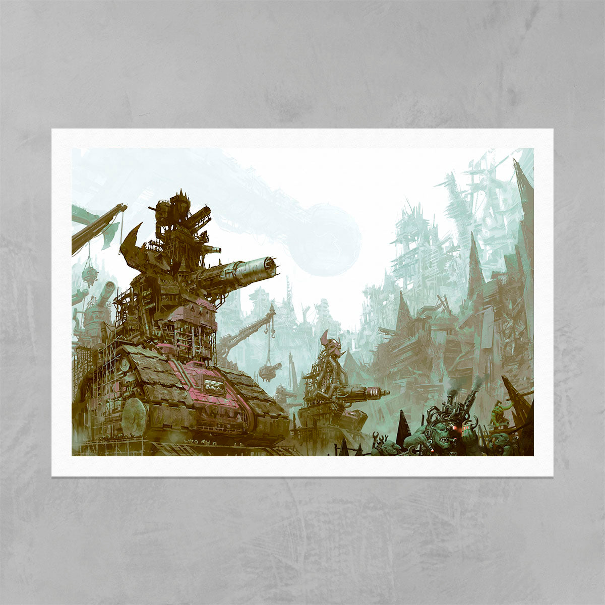 hive hades ork tanks-jon cave-hivehadesorktanks-03-print-warhammer art