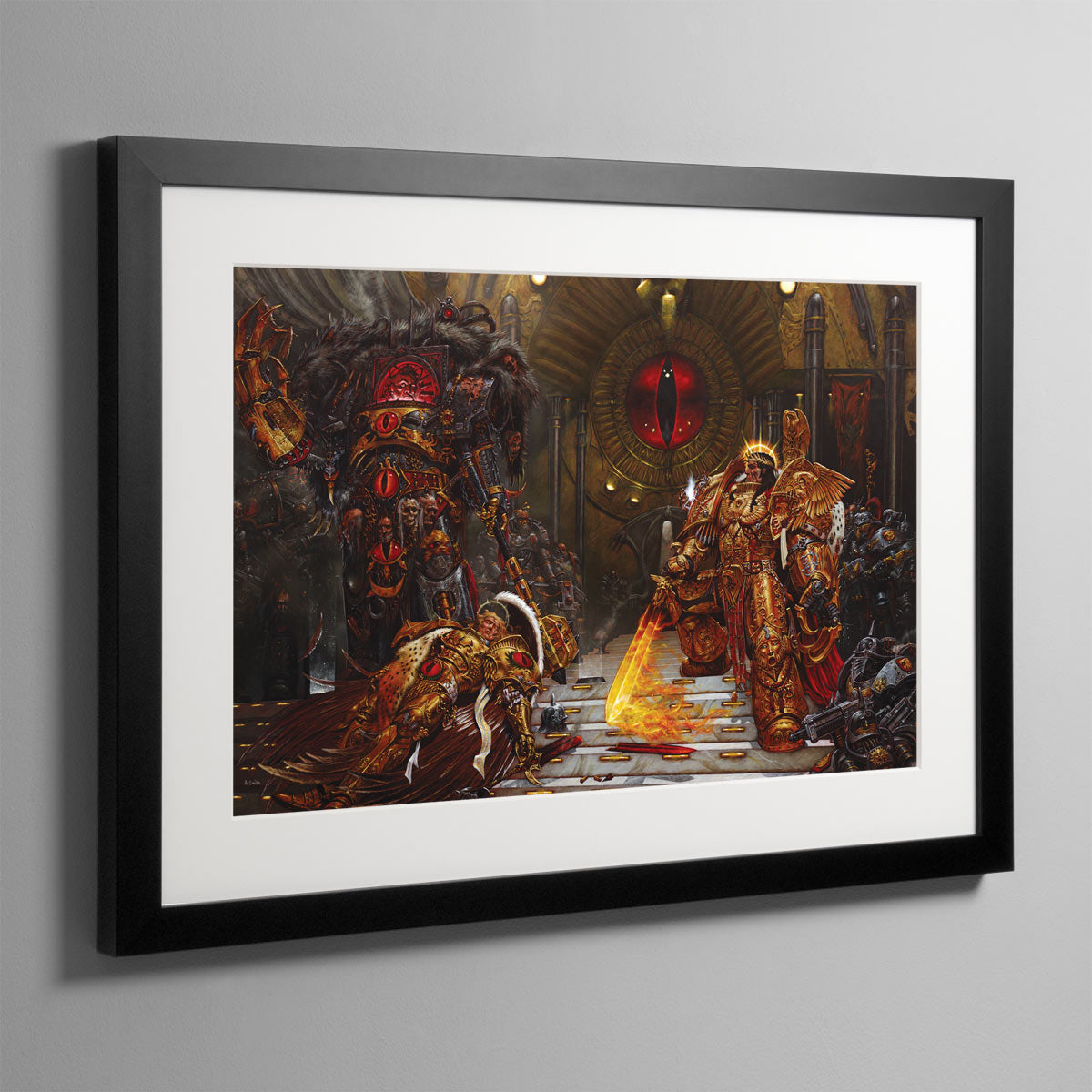 Horus vs the Emperor (2004) - Warhammer Art
