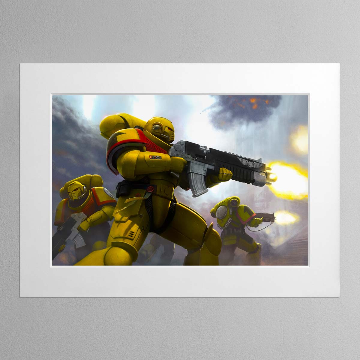 Imperial Fists - Warhammer Art