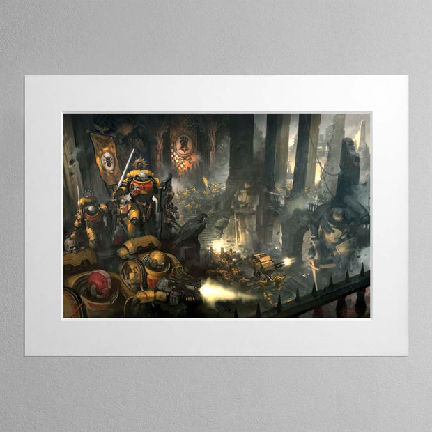 For Dorn and the Emperor! Art Print – Warhammer 40K Collectible ...