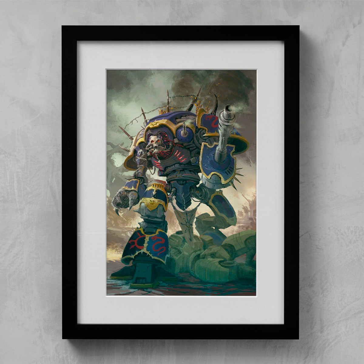 KNIGHT DESECRATOR ILLUSTRATION-Warhammer Art