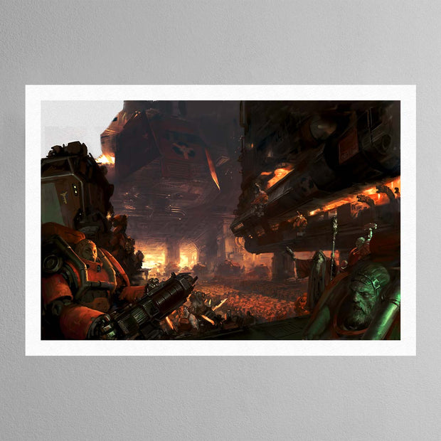 Kinhost Art Print – Warhammer 40K Collectible – Warhammer Art