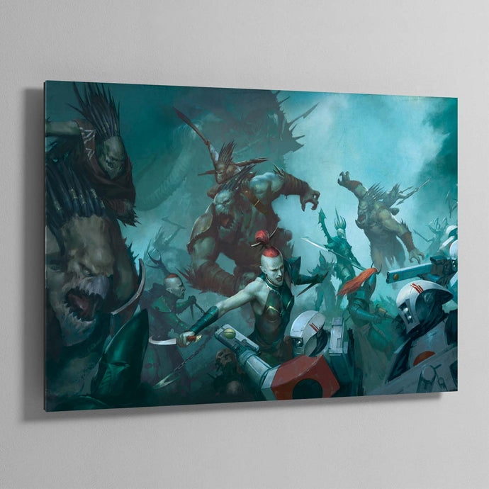 Krootox Rampagers Art Print – Warhammer 40K Collectible – Warhammer Art