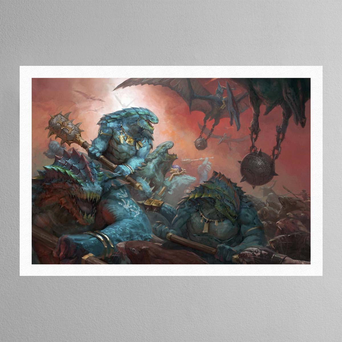 Kroxigors - Warhammer Art