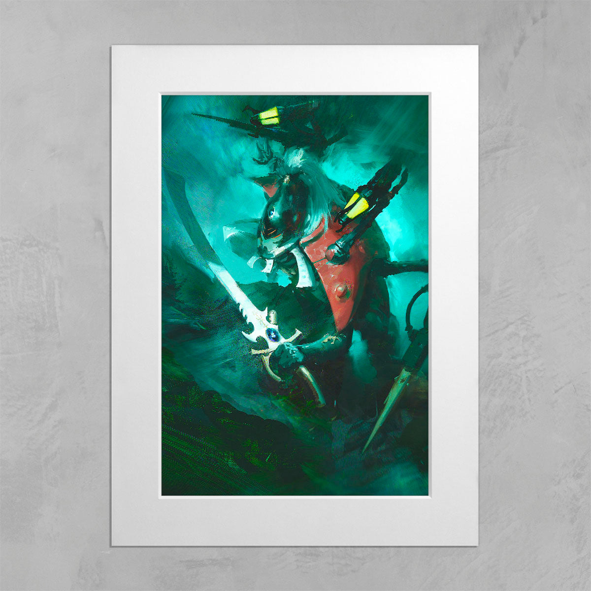 LHYKHIS - THE WHISPERING WEB-Miguel Mitchell Da Silva-LHYKHIS-THEWHISPERINGWEB-04-MOUNTEDPRINT-Warhammer Art