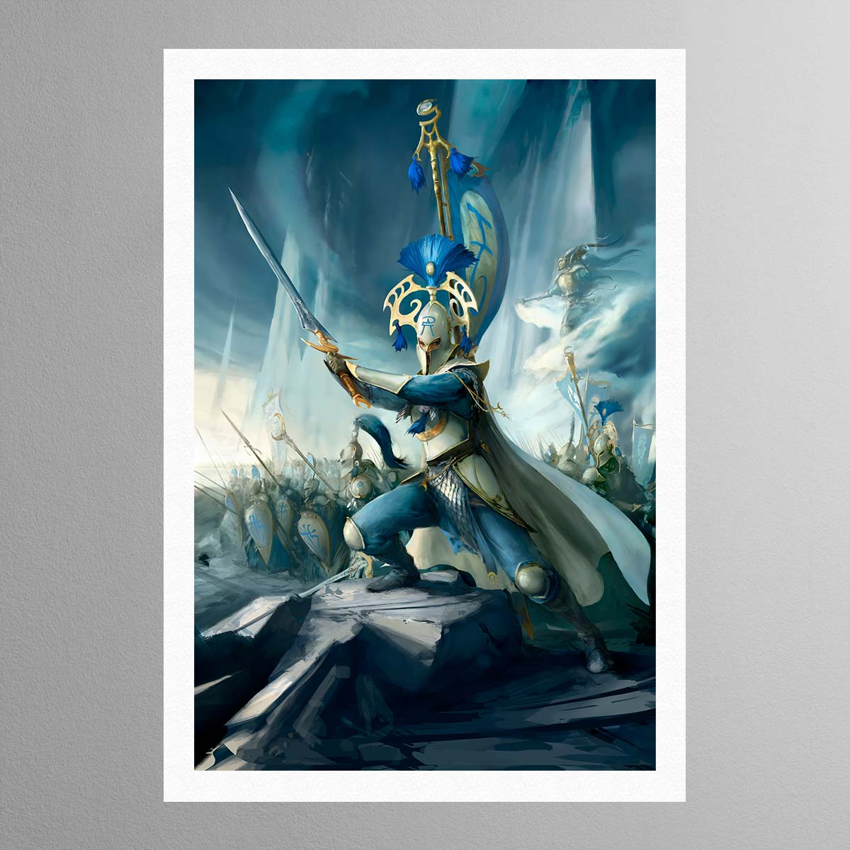 ゲームキャラクター Lumineth Lumineth Realm-lords Cover Art Print – Age of Sigmar Collectible