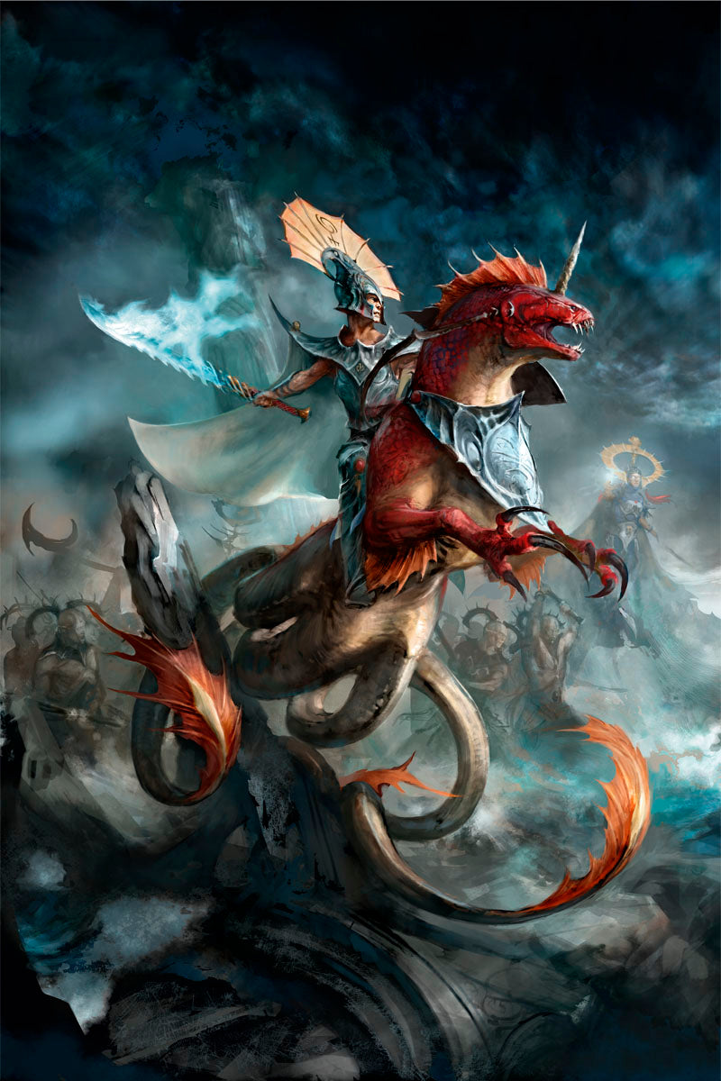 MASTERS OF THE DEPTHS-Warhammer Art