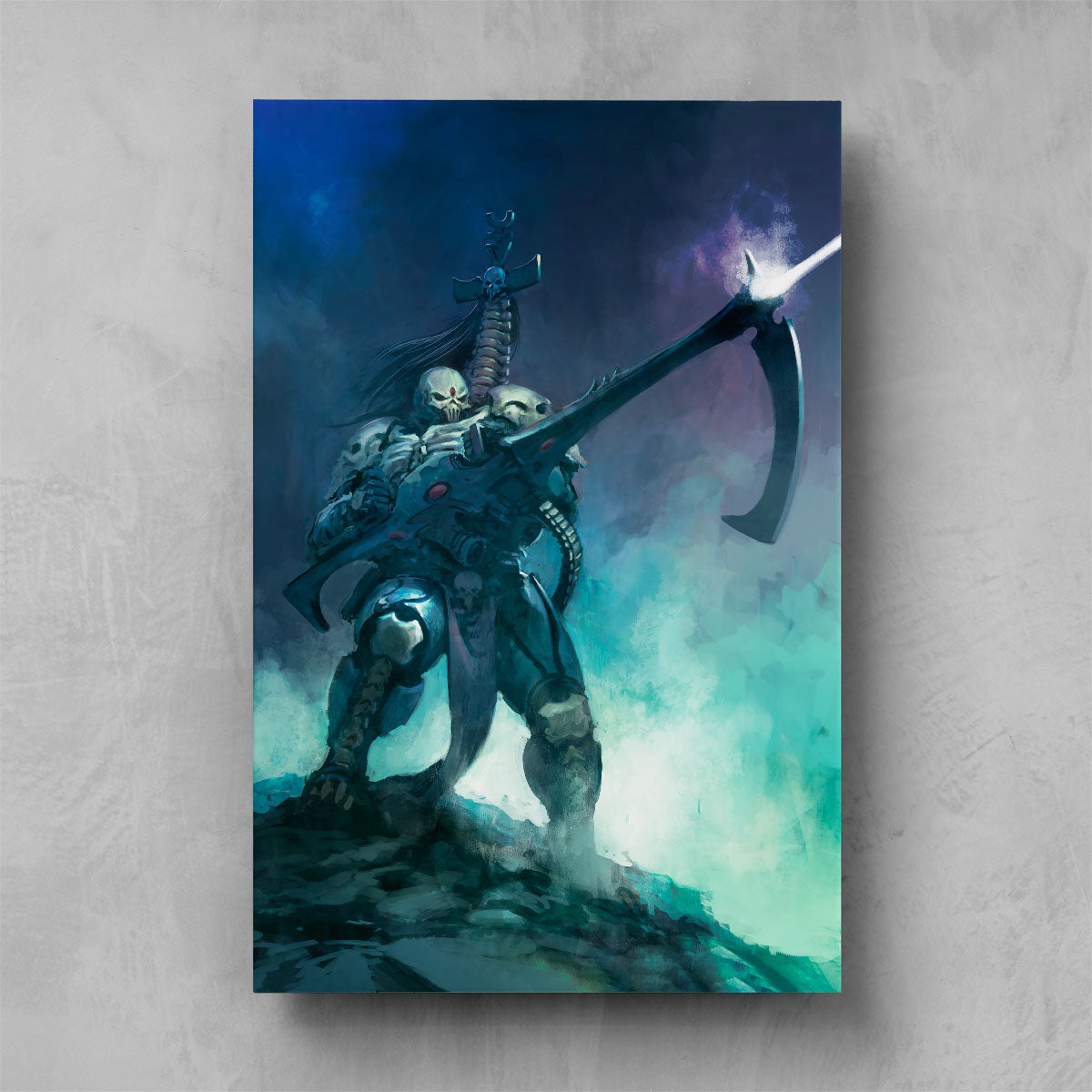 MAUGAN-RA - THE HARVESTER OF SOULS-Pedro Nunez-MAUGAN-RA-THEHARVESTEROFSOULS-07-HIGHLINE-Warhammer Art