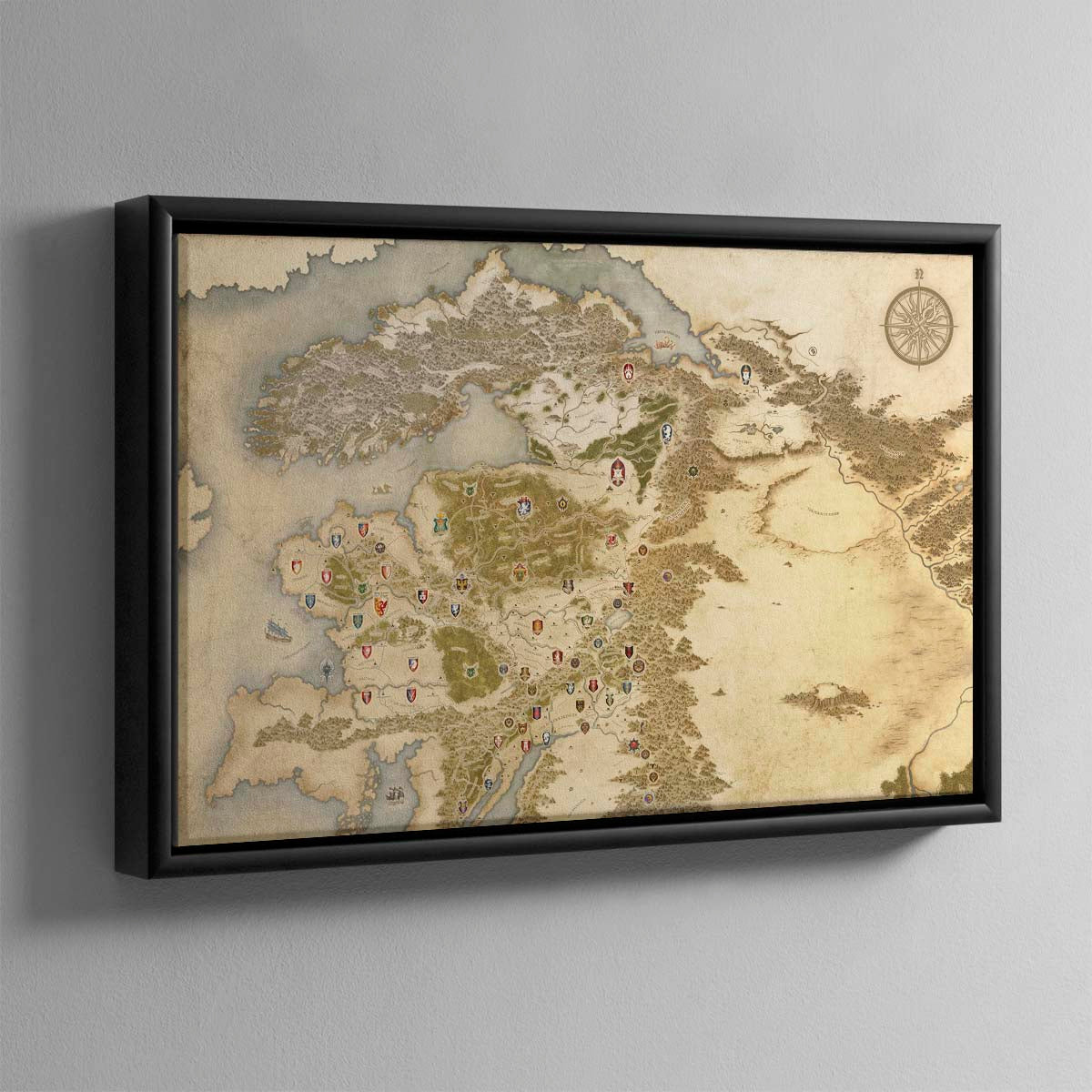 Map of the Old World - North – Warhammer Art