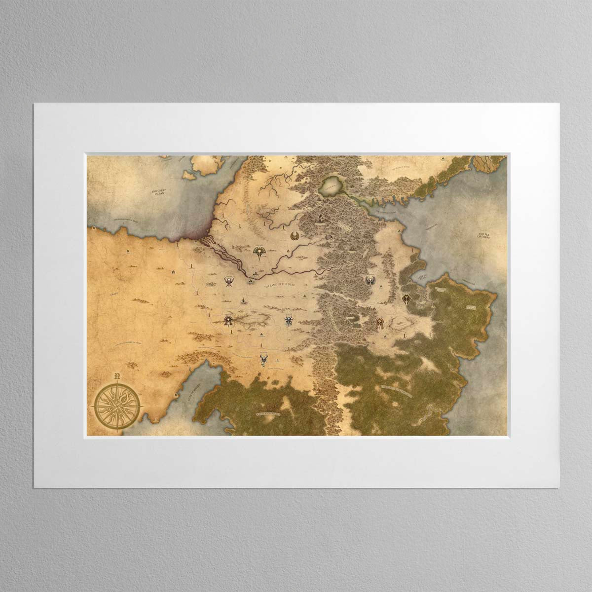 Map of the Old World Art Print – Forces of Fantasy Collectible ...