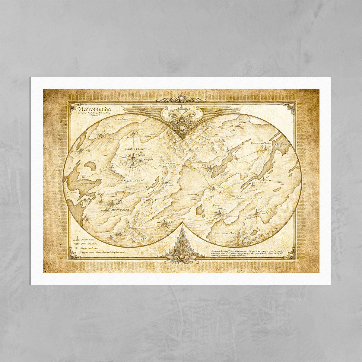 NECROMUNDA PLANET MAP