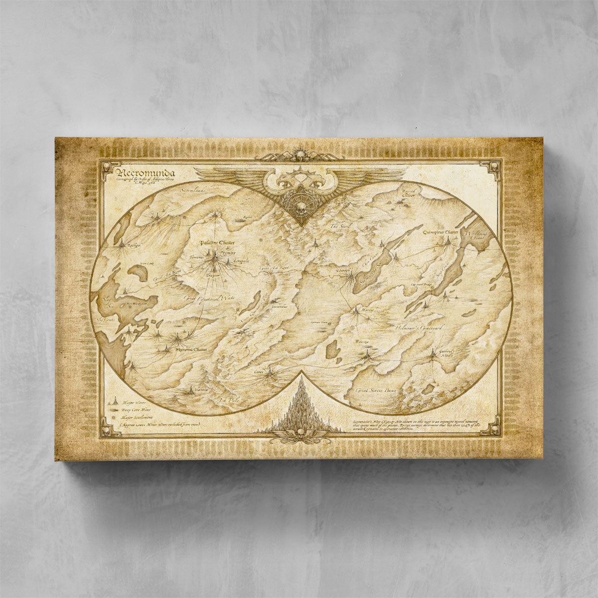 NECROMUNDA PLANET MAP