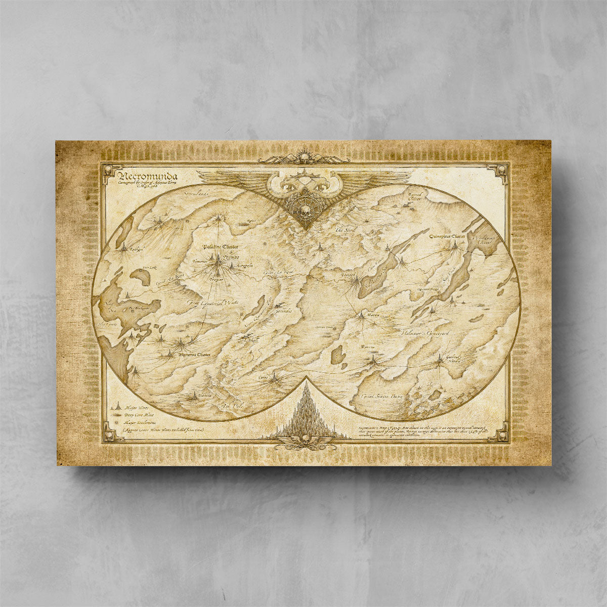 NECROMUNDA PLANET MAP
