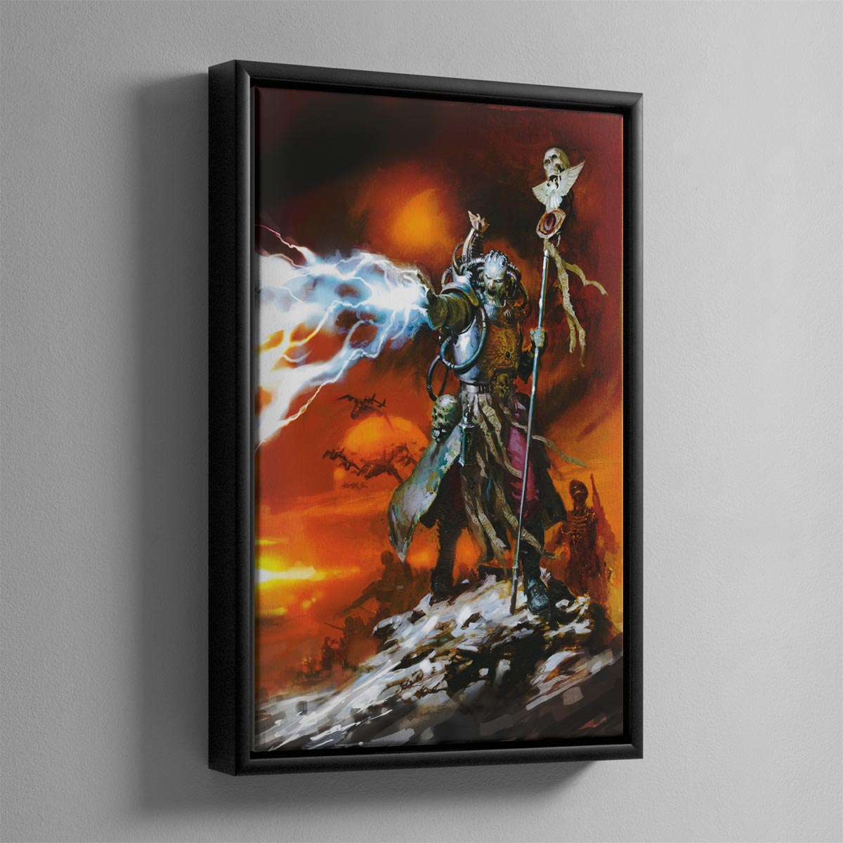 Sanctioned Psyker Art Print – Warhammer 40K Collectible – Warhammer Art
